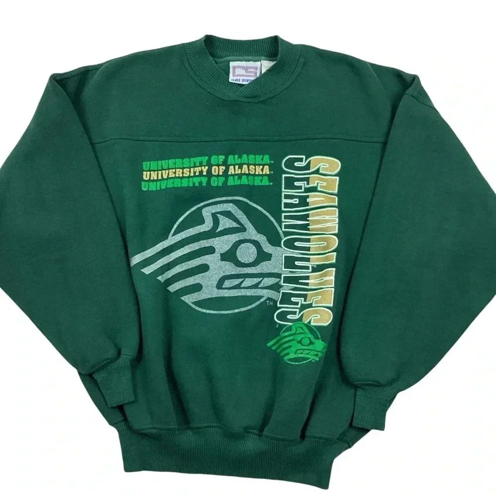 Vintage University of Alaska Seawolves 90s crewneck
